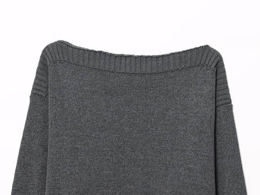 Luneva™ – Éliane Col Cascade Knit Top