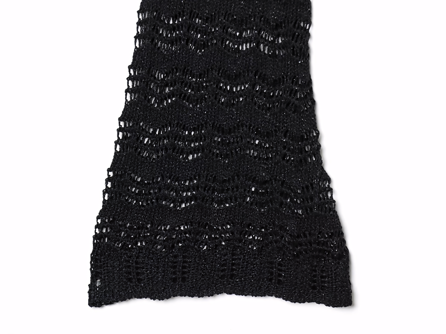 Luneva™ – Jacquard Élégance Mesh-Stricktop