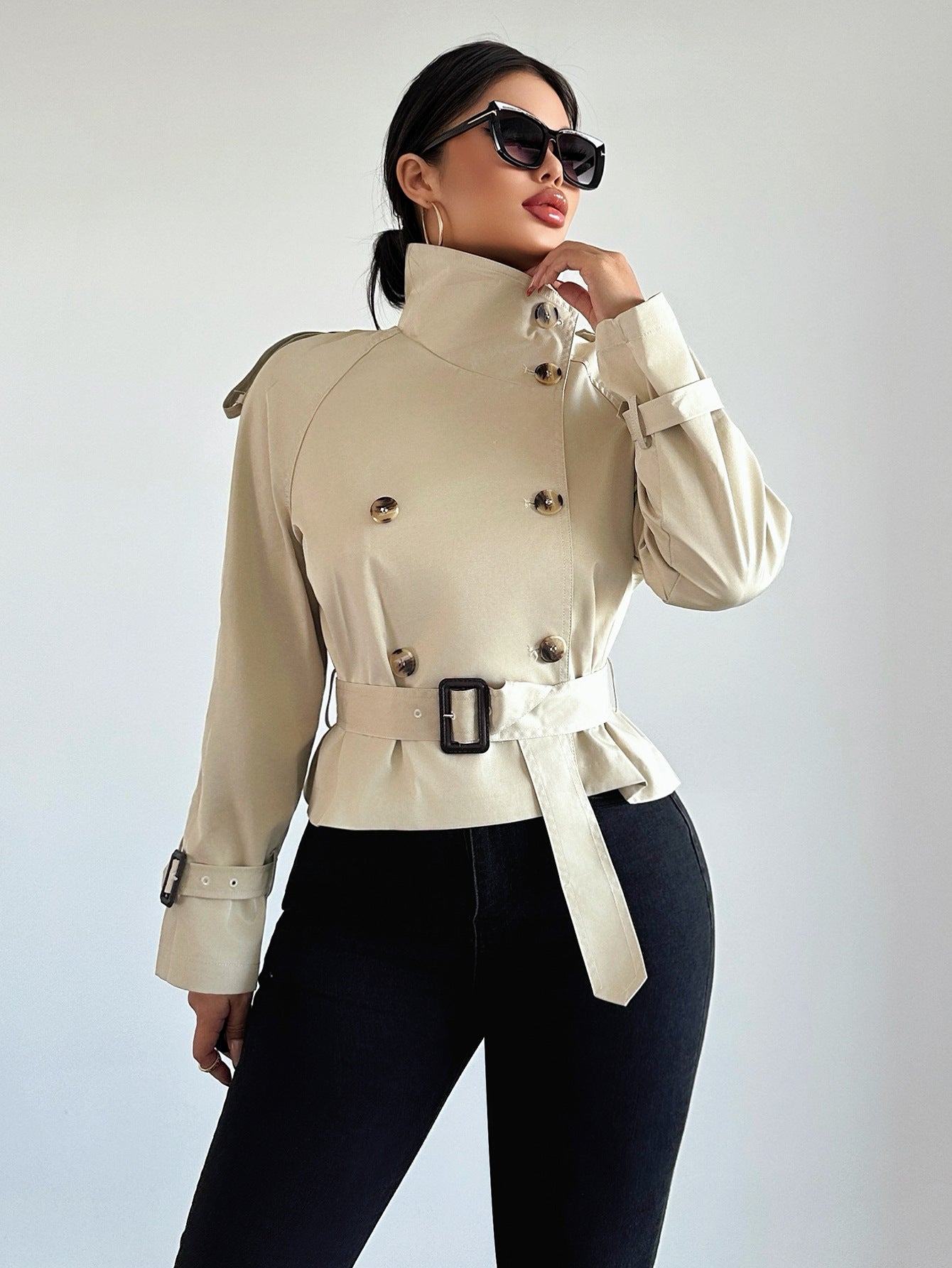 Luneva™ Vanyrel kurzer Trenchcoat