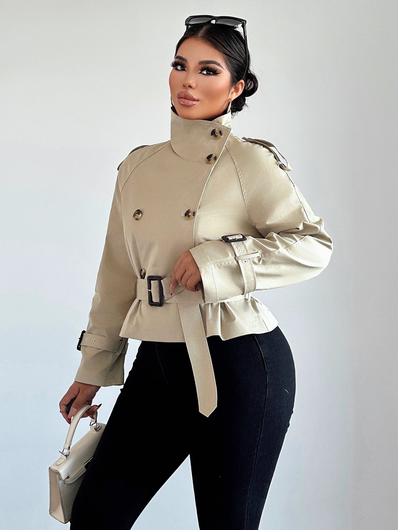 Luneva™ Vanyrel kurzer Trenchcoat