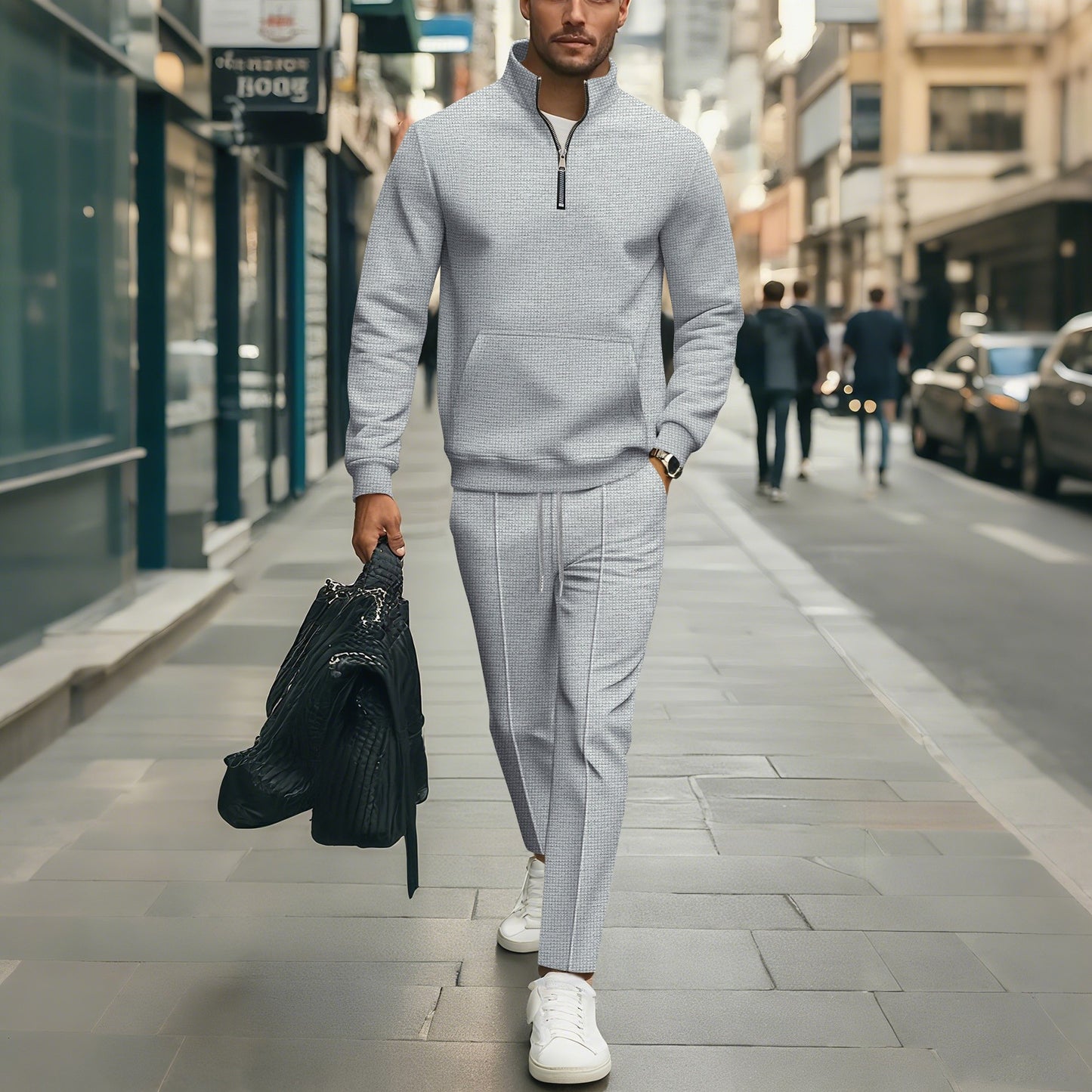 Men's sweatshirt set with pants – stylish two-piece