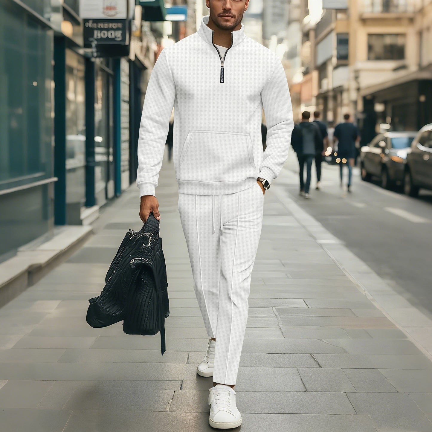 Men's sweatshirt set with pants – stylish two-piece