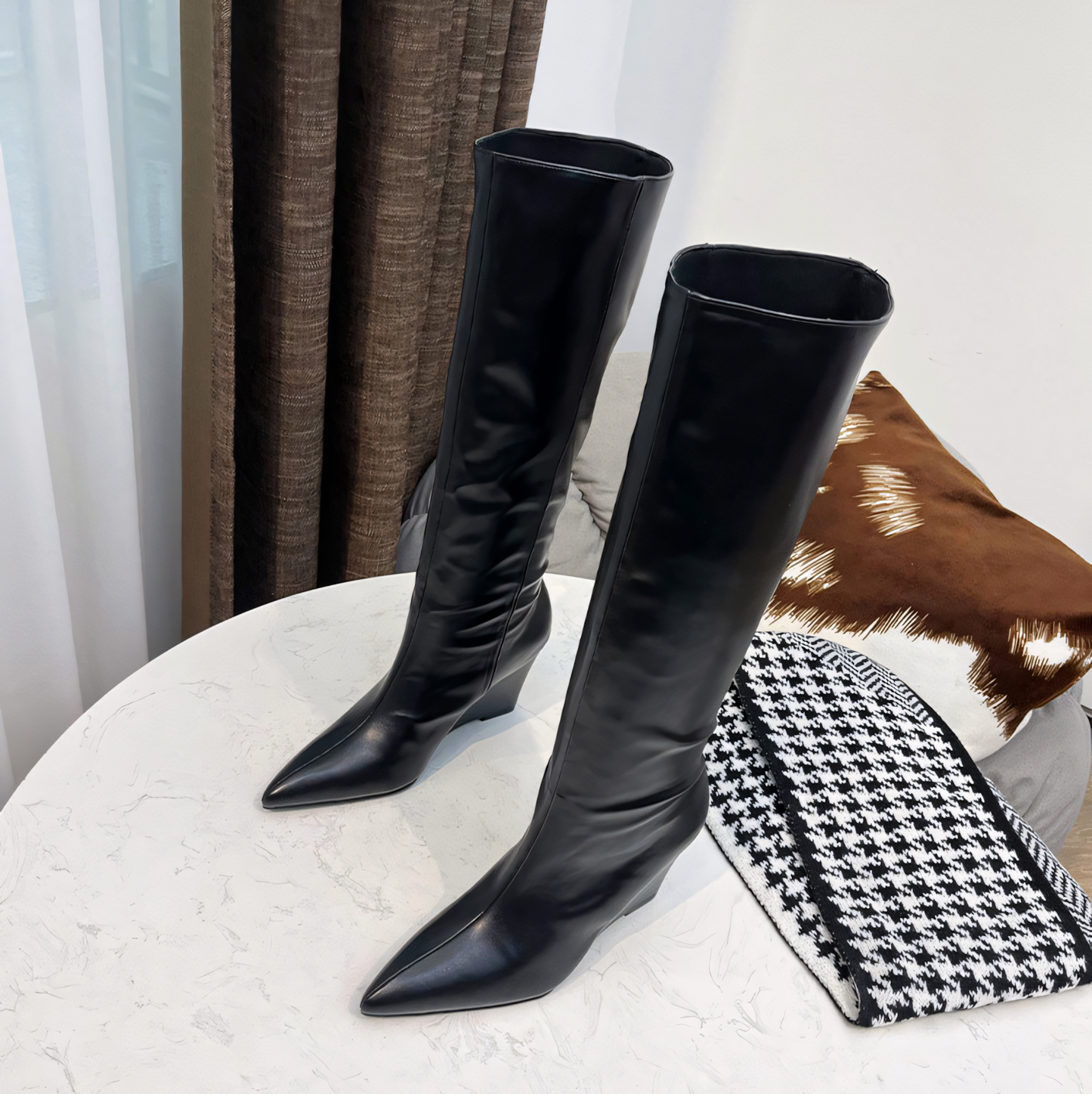 Luneva™ – Élégance Noire Stiefel
