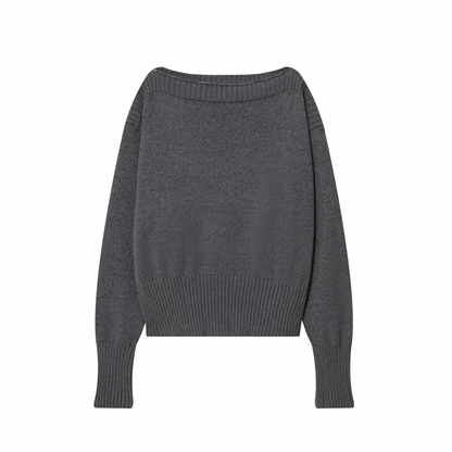 Luneva™ – Éliane Col Cascade Knit Top