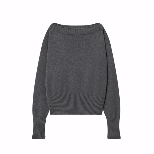 Luneva™ – Éliane Col Cascade Knit Top