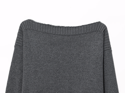 Luneva™ – Éliane Col Cascade Knit Top