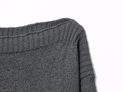 Luneva™ – Éliane Col Cascade Knit Top