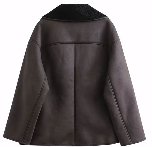 Luneva™ Ferune Leder-Trench