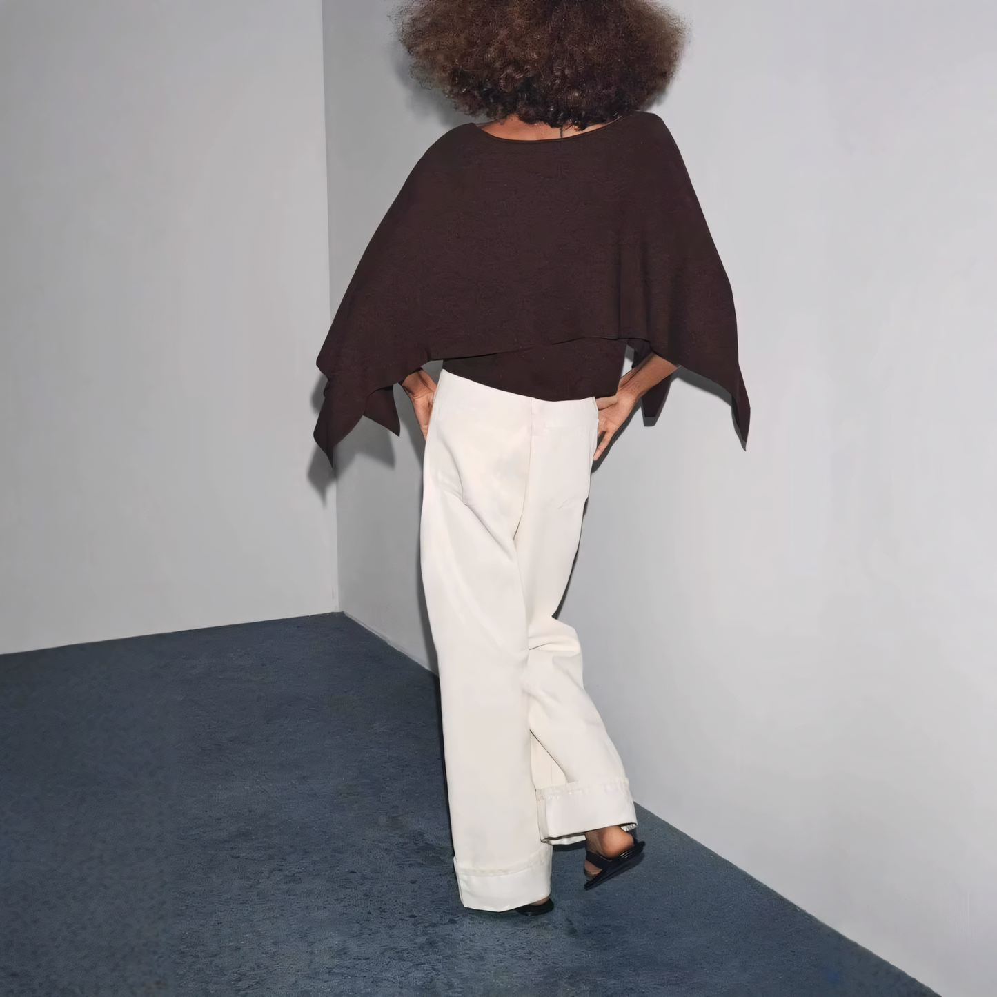 Luneva™ – Fleur de Drapé Knit Top