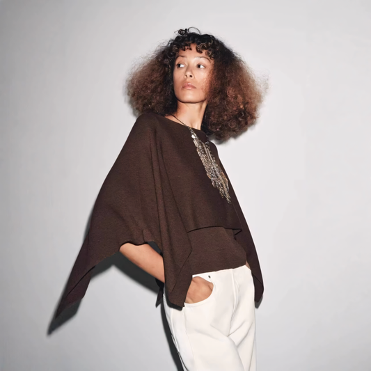 Luneva™ – Fleur de Drapé Knit Top