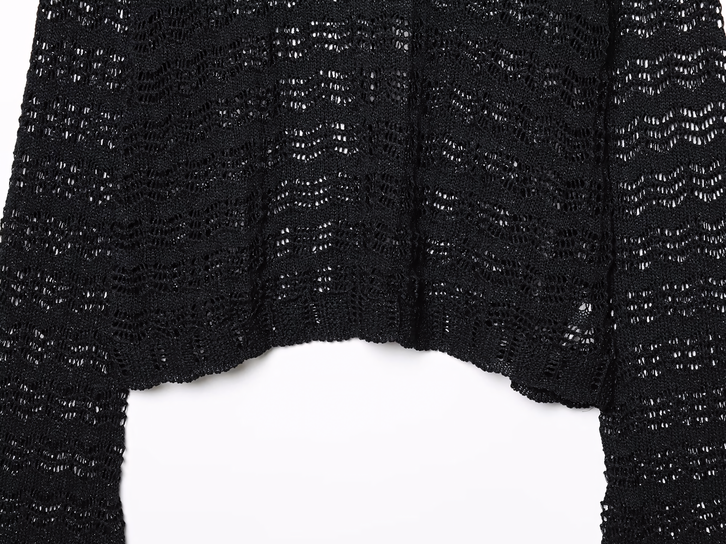 Luneva™ – Jacquard Élégance Mesh-Stricktop