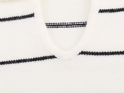 Luneva™ – Marcelline WaveStripe Polo Knit