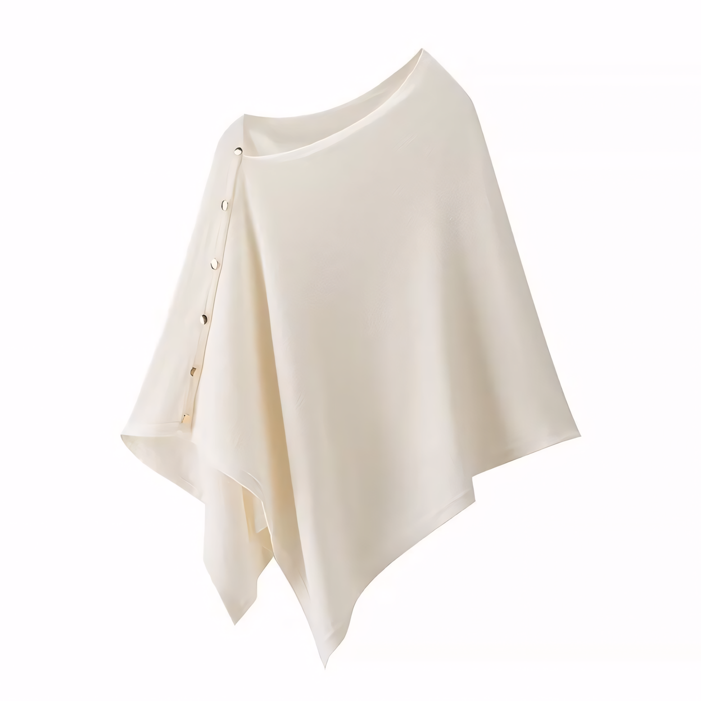 Luneva™ – Poncho Élégante Boutonnée