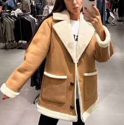 Luneva™ Virella Leder-trench